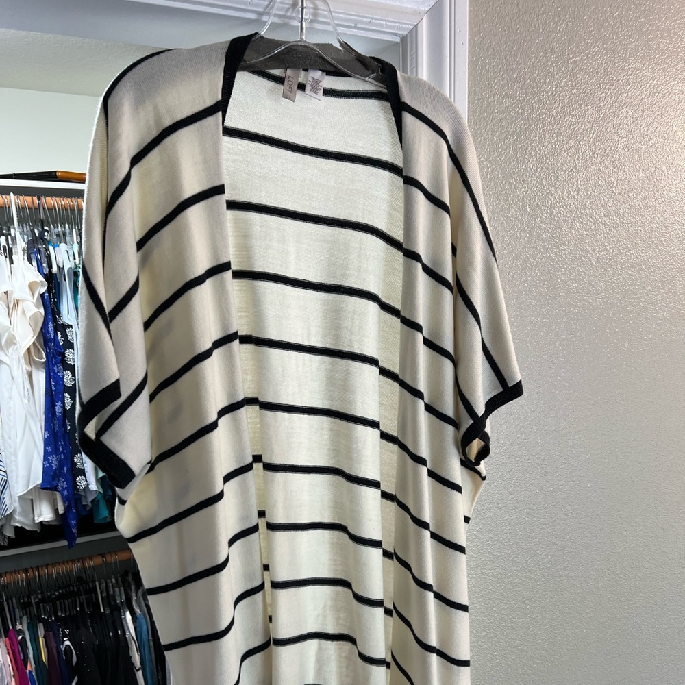 Loft short sleeve knee length sweater